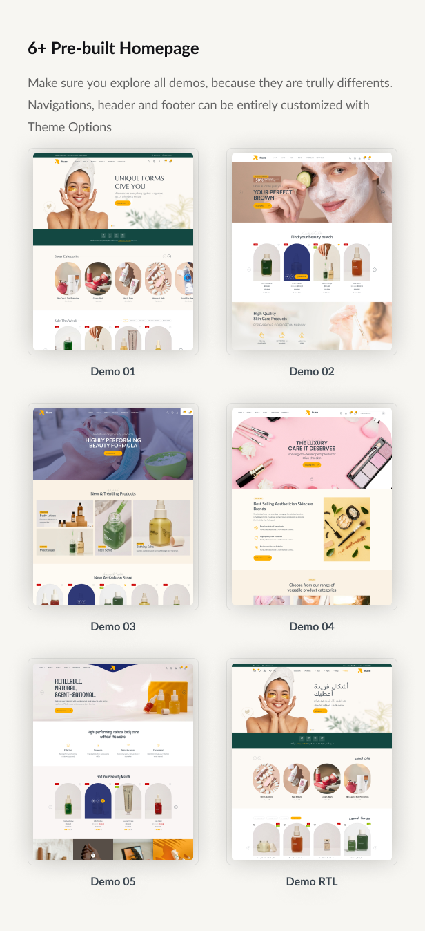 Ruza – Beauty Cosmetics Shop WordPress Theme – 8
