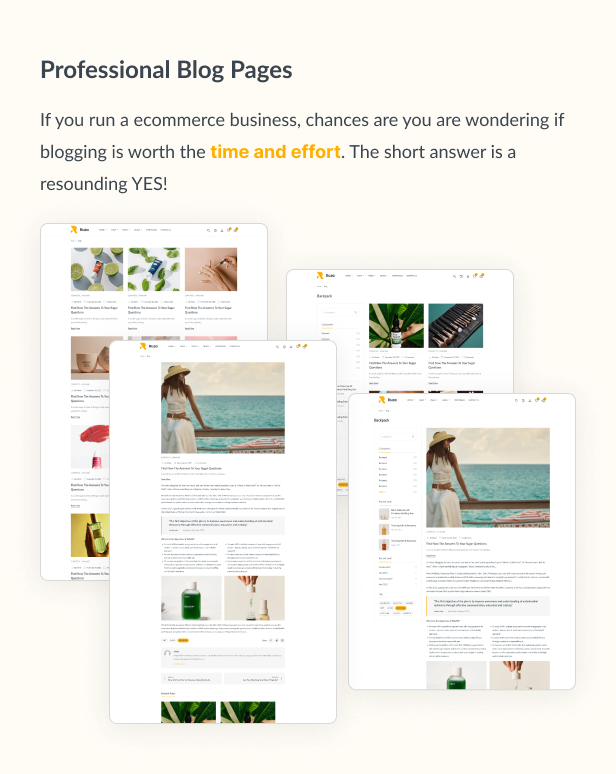 Ruza – Beauty Cosmetics Shop WordPress Theme – 20