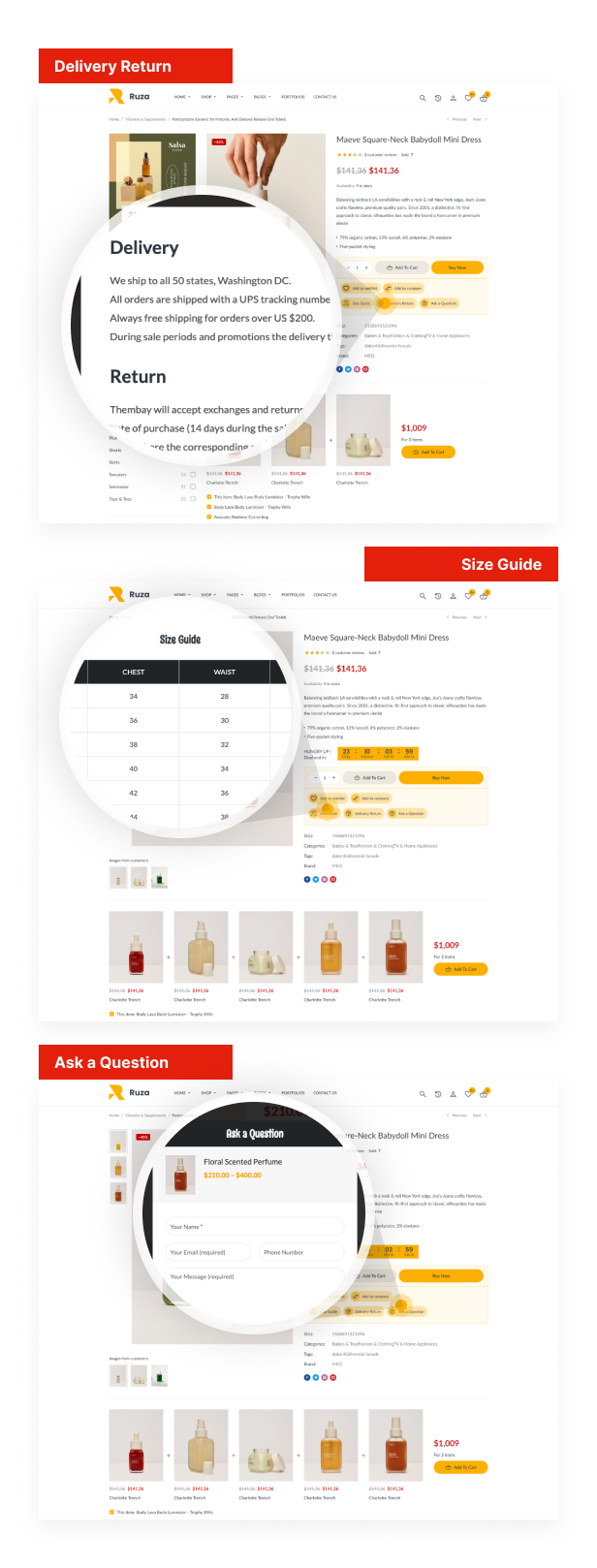 Ruza – Beauty Cosmetics Shop WordPress Theme – 24