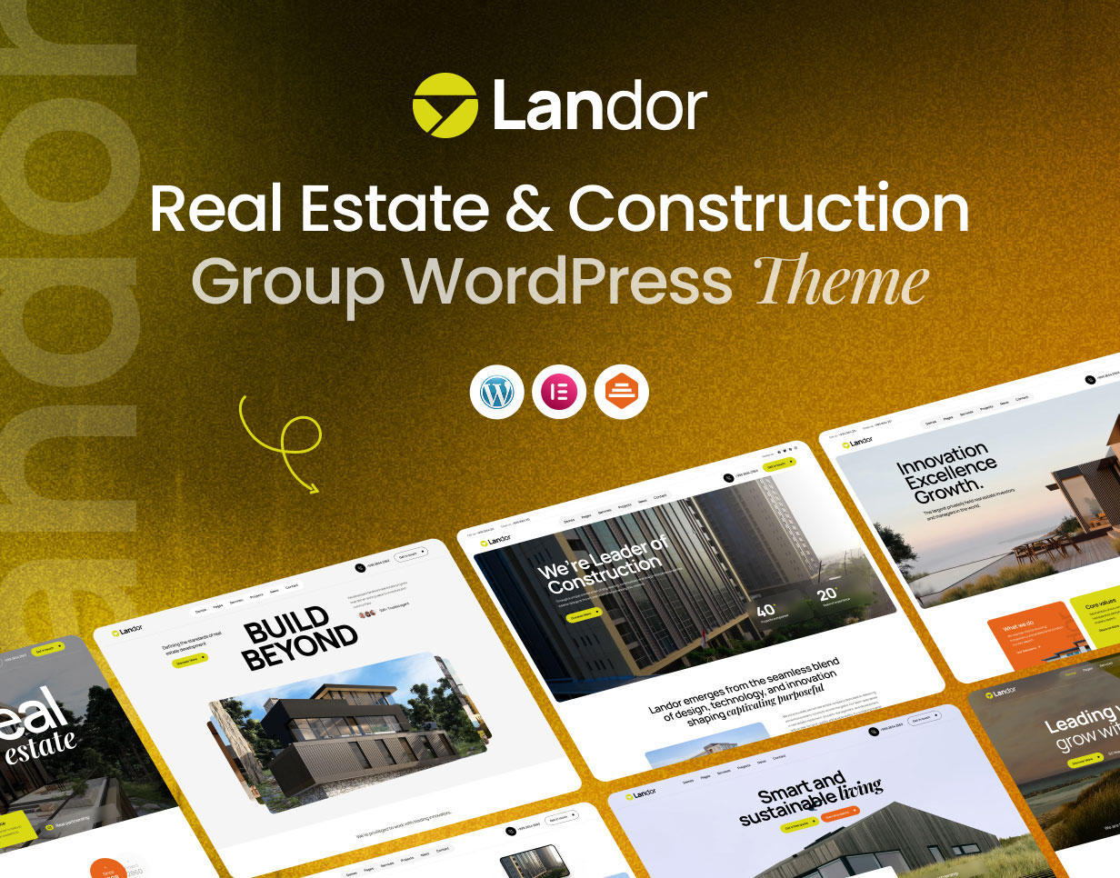 Landor – WordPress-Theme der Immobilien- und Baugruppe – 5