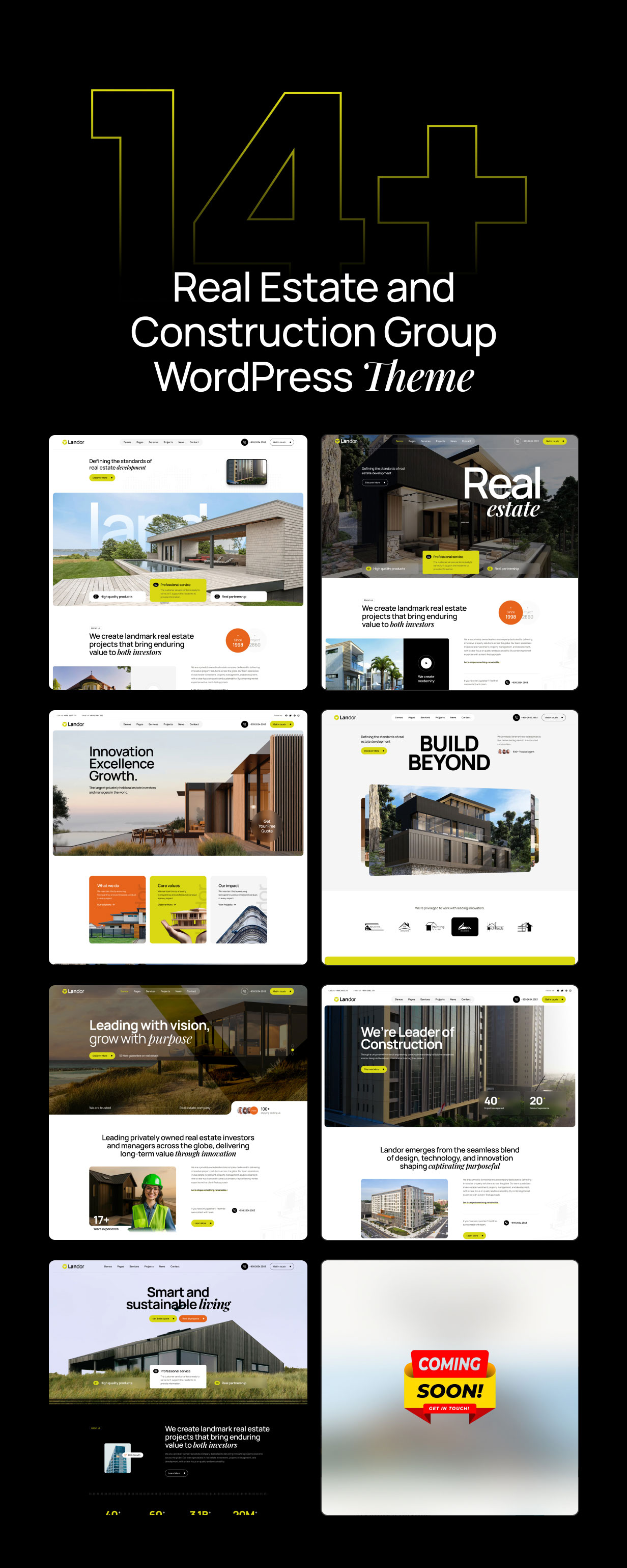 Landor – WordPress-Theme der Immobilien- und Baugruppe – 6