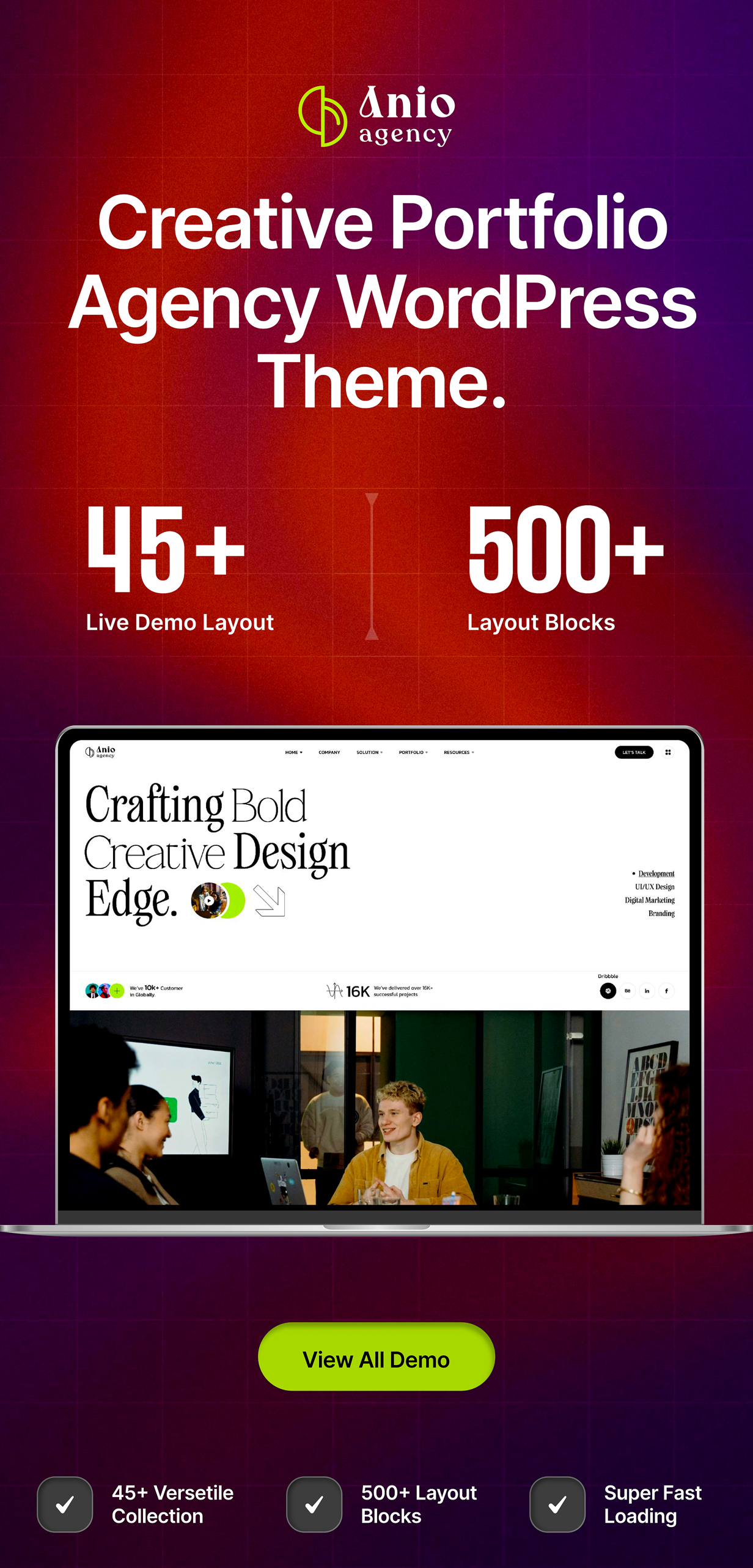 Anio – KI-SaaS-Startup- und Kreativagentur-WordPress-Theme – 3
