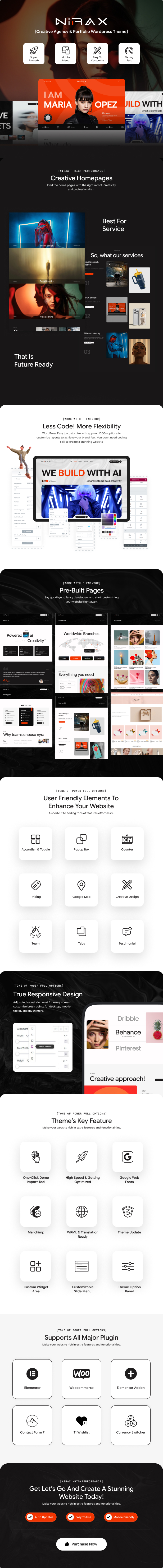 Nirax – WordPress-Theme für Kreativagentur und Portfolio – 1