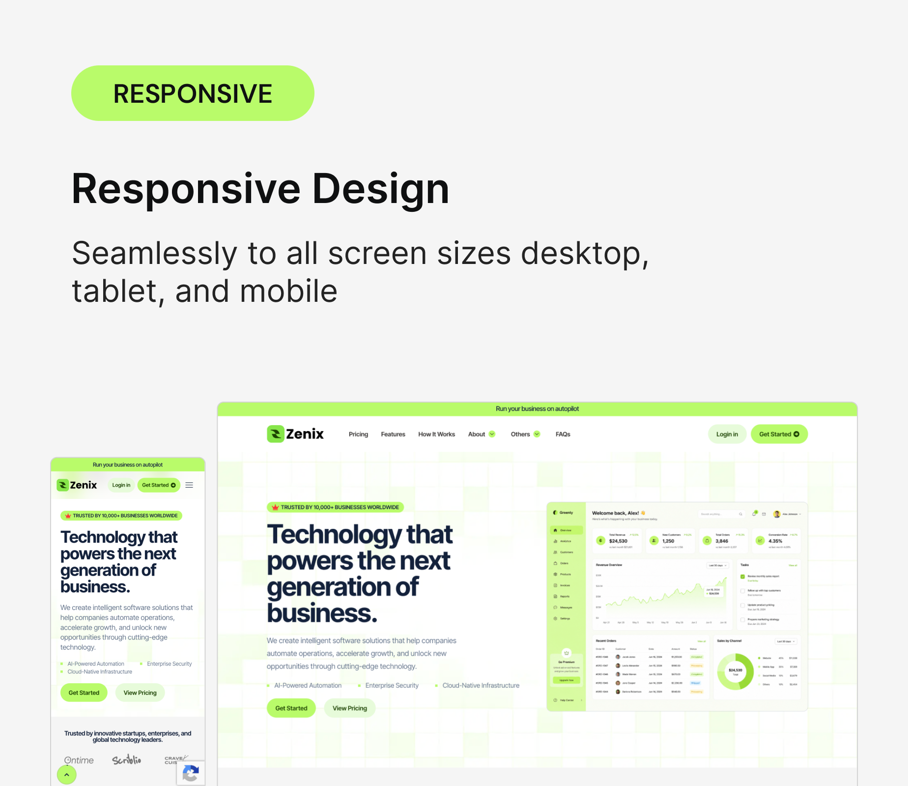 Zenix - Tech Startup & SaaS Elementor WordPress Theme - 3