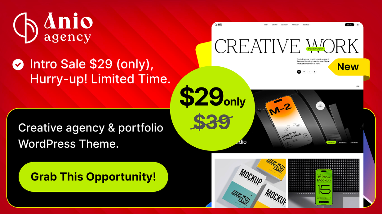 Anio – KI-SaaS-Startup- und Kreativagentur-WordPress-Theme – 1