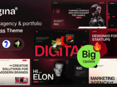 Agina – WordPress-Template für Kreativagentur und Portfolio