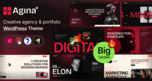 Agina – WordPress-Template für Kreativagentur und Portfolio