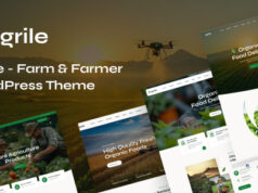 Agrile – Farm & Farmer WordPress-Layout