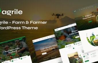 Agrile – Farm & Farmer WordPress-Layout