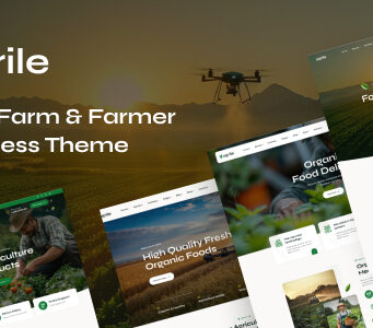 Agrile – Farm & Farmer WordPress-Layout