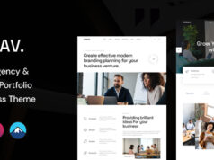Arnav – WordPress-Template für digitale Agentur und kreatives Portfolio