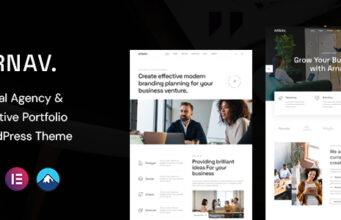 Arnav – WordPress-Template für digitale Agentur und kreatives Portfolio