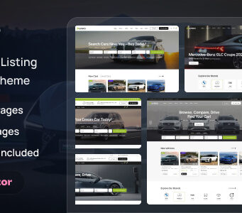 Auxero – Autohändler und Listing-WordPress-Template