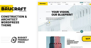 Baucraft – Bau-WordPress-Vorlage