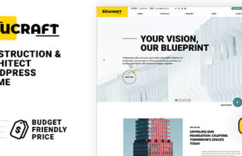 Baucraft – Bau-WordPress-Vorlage