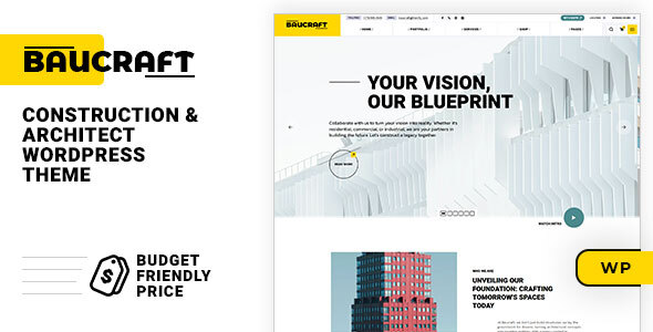 Baucraft – Bau-WordPress-Vorlage