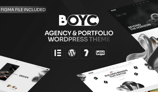 Boyc – Kreativagentur-Portfolio-WordPress-Vorlage
