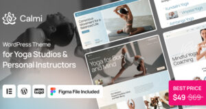 Calmi – WordPress-Template für Yoga-Studios und Personal-Lehrer