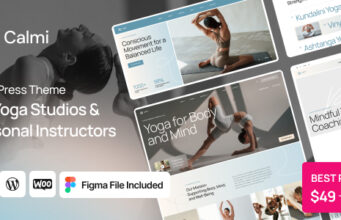 Calmi – WordPress-Template für Yoga-Studios und Personal-Lehrer