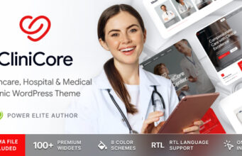 CliniCore – WordPress-Template für Gesundheitswesen, Klinik und Medizin