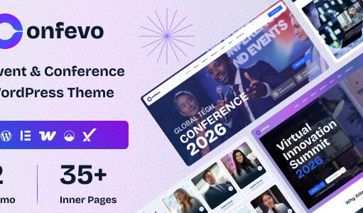 Confevo – WordPress-Layout für Veranstaltungen und Konferenzen