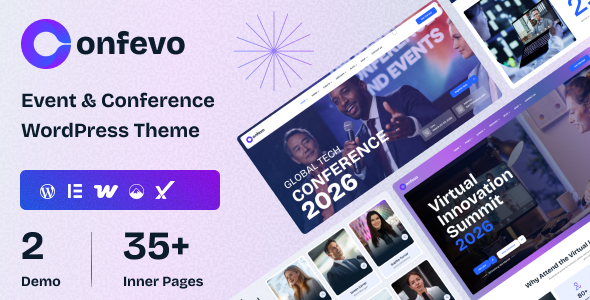 Confevo – WordPress-Layout für Veranstaltungen und Konferenzen