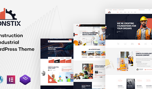 Constix – Baufabrik und industrielles WordPress-Template