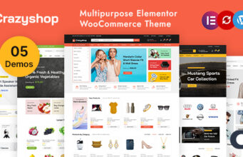 Crazyshop – Mehrzweck-Elementor-WordPress-WooCommerce-Template