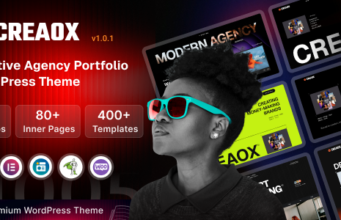 Creaox – Kreativagentur-Portfolio-WordPress-Layout