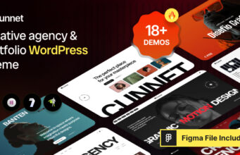 Cunnet – Creative Agency and Portfolio WordPress Template