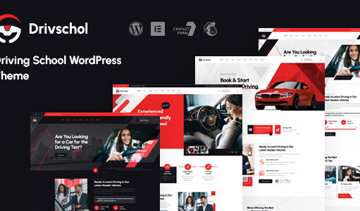 Drivschol – WordPress-Layout für Fahrschule