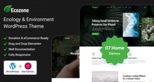 Ecozone – WordPress-Template für Ökologie und Umwelt