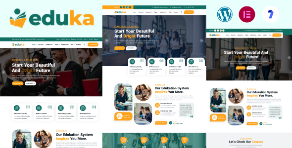 Eduka – WordPress-Vorlage für Schule, Hochschule und Kurse