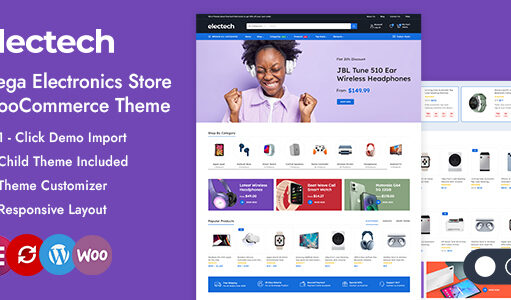 Electech – Electronics Store WooCommerce WordPress Vorlage