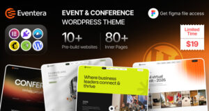 Eventera – Konferenz-WordPress-Vorlage