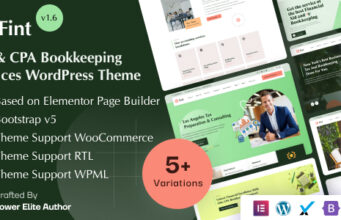 Fint – Steuer- und CPA-Buchhaltungsdienste Elementor WordPress Template
