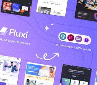 Fluxi – SEO-Marketing-Digitalagentur-WordPress-Layout