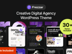 Frezzar – WordPress-Template für kreative digitale Agenturen