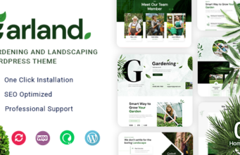 Garland – WordPress-Vorlage für Garten- und Landschaftsbau