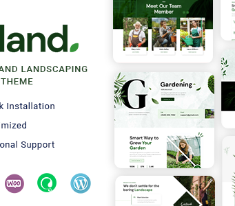 Garland – WordPress-Vorlage für Garten- und Landschaftsbau