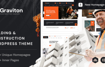 Graviton – Bau-WordPress-Layout