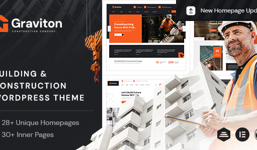 Graviton – Bau-WordPress-Layout