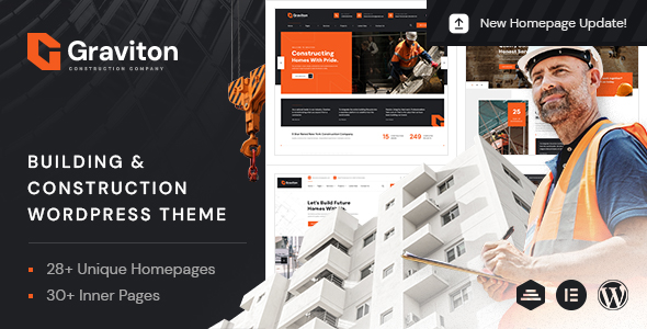 Graviton – Bau-WordPress-Layout