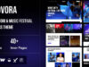 Groovora – WordPress-Layout für Tanzstudio und Musikfestival