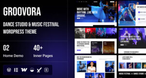 Groovora – WordPress-Layout für Tanzstudio und Musikfestival