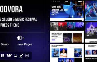 Groovora – WordPress-Layout für Tanzstudio und Musikfestival