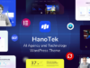 HanoTek – WordPress-Vorlage für KI-Agentur und Technologie