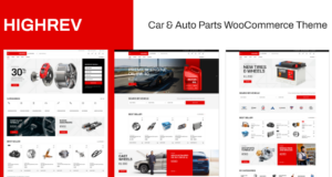 HighRev – WooCommerce-WordPress-Template für Autos und Autoteile