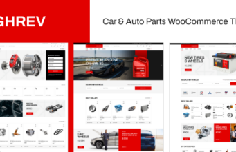 HighRev – WooCommerce-WordPress-Template für Autos und Autoteile