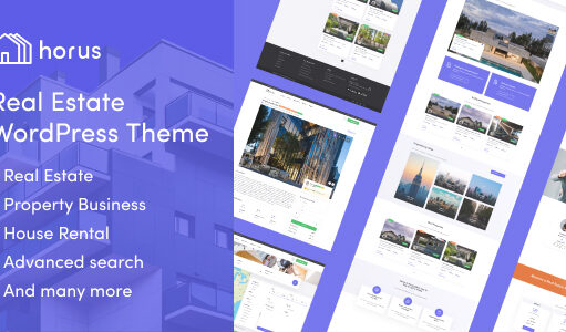 Horus – WordPress-Template für Immobilien und Immobilienauflistung
